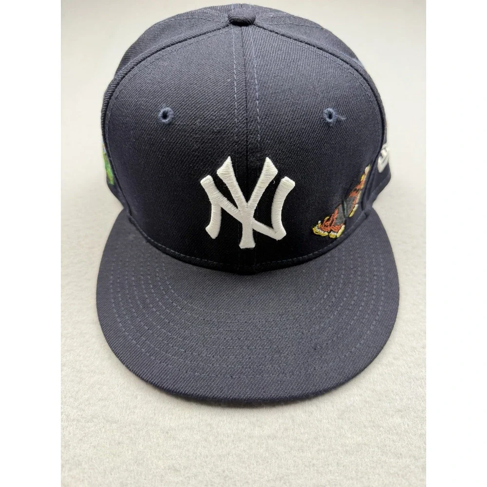 Size 7 1/4 - Felt X New Era New York Yankees 59FIFTY Fitted Hat 'Navy'
